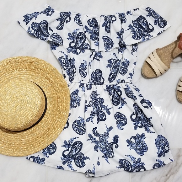 Sadie & Sage Pants - Sadie & Sage Off The Shoulder Romper